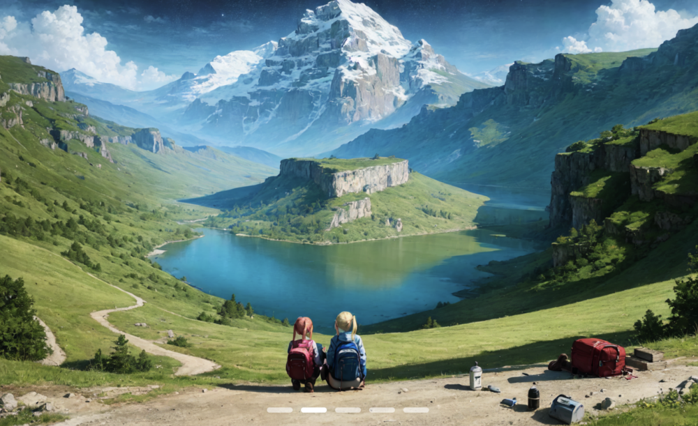 prompt分享 | 梦幻的二次元动漫场景